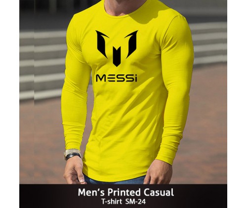 Mens Printed Casual T-shirt SM-24